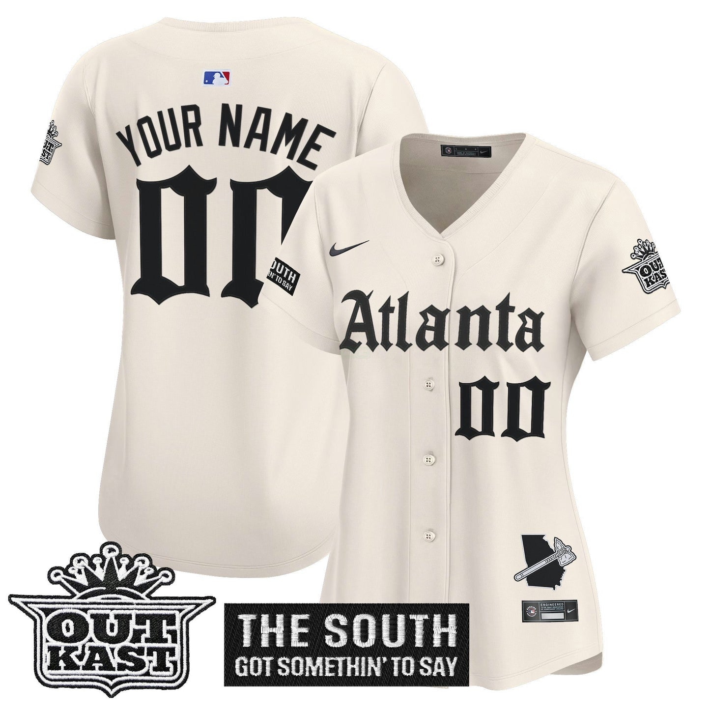 Camisa MLB Atlanta ‘Gothic South x Outkast Edition’ Vapor Premier Limited Jersey