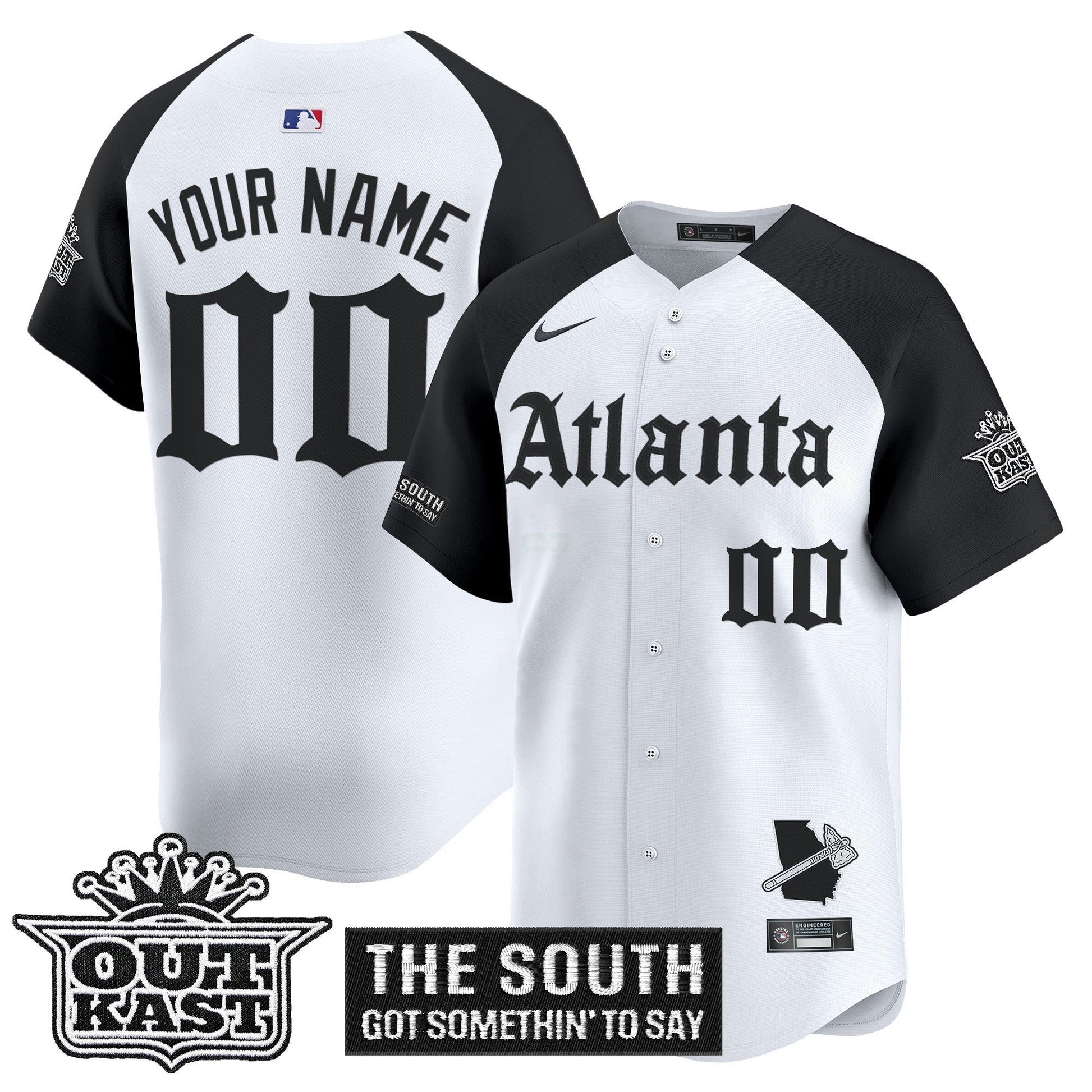 Camisa MLB Atlanta ‘Gothic South x Outkast Edition’ Vapor Premier Limited Jersey