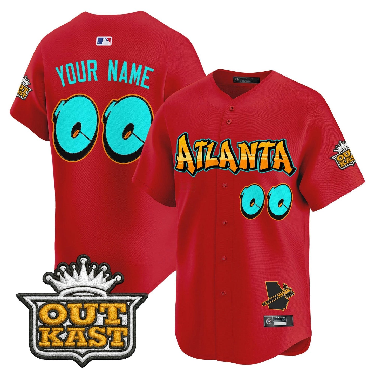Camisa MLB Atlanta ‘Graffiti A-Town Edition’ Vapor Premier Limited Jersey