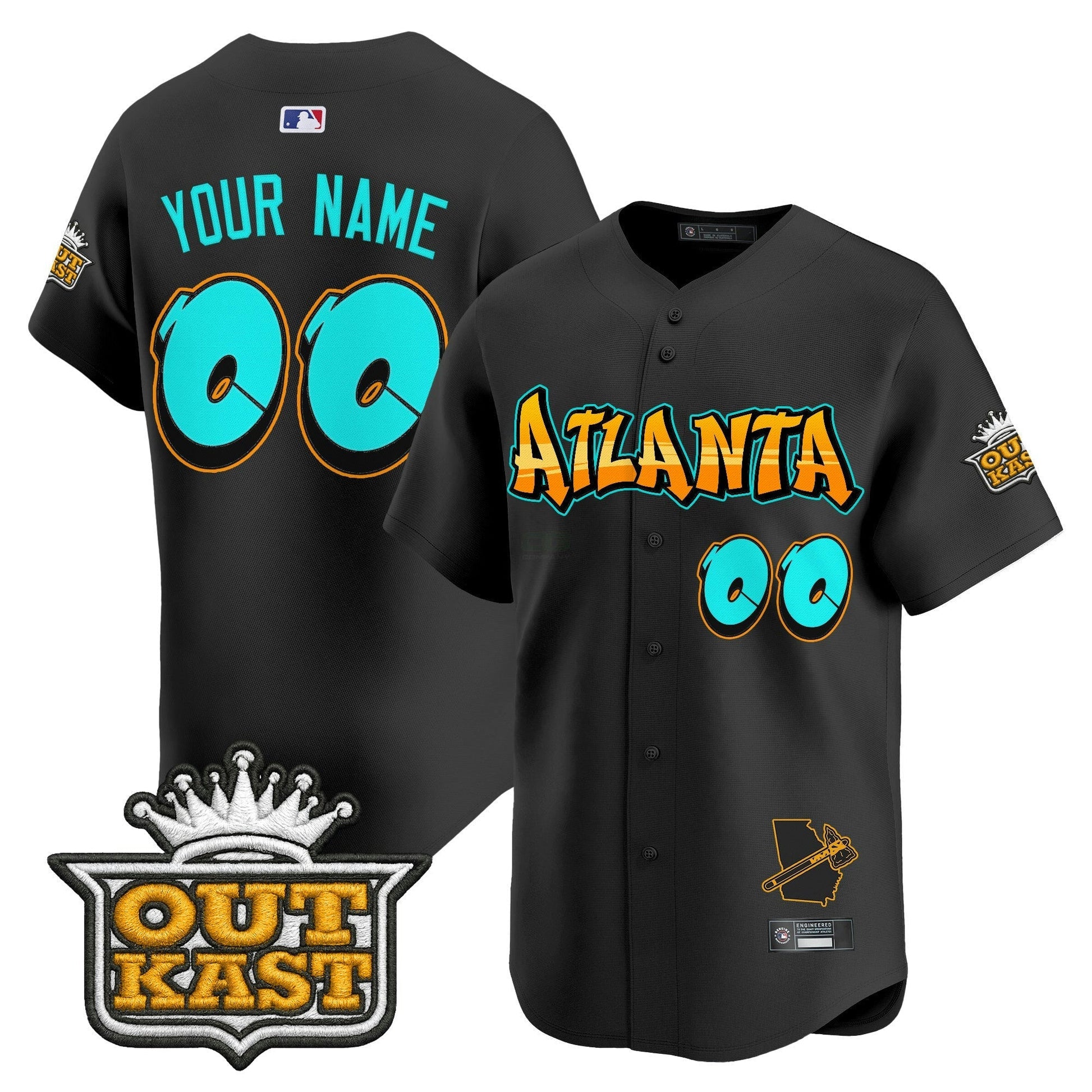 Camisa MLB Atlanta ‘Graffiti A-Town Edition’ Vapor Premier Limited Jersey