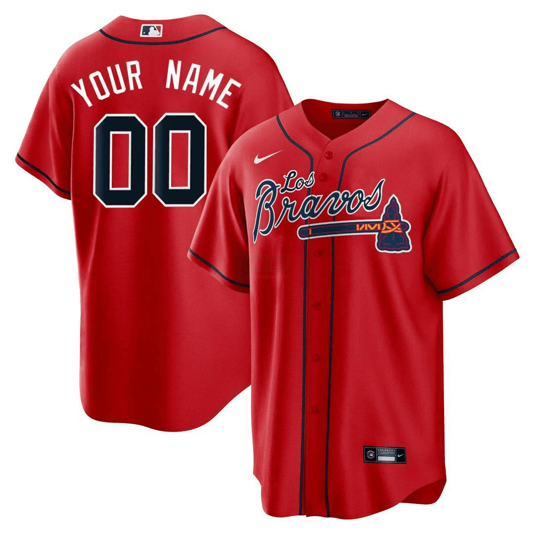 Camisa MLB Atlanta Los Bravos Jersey