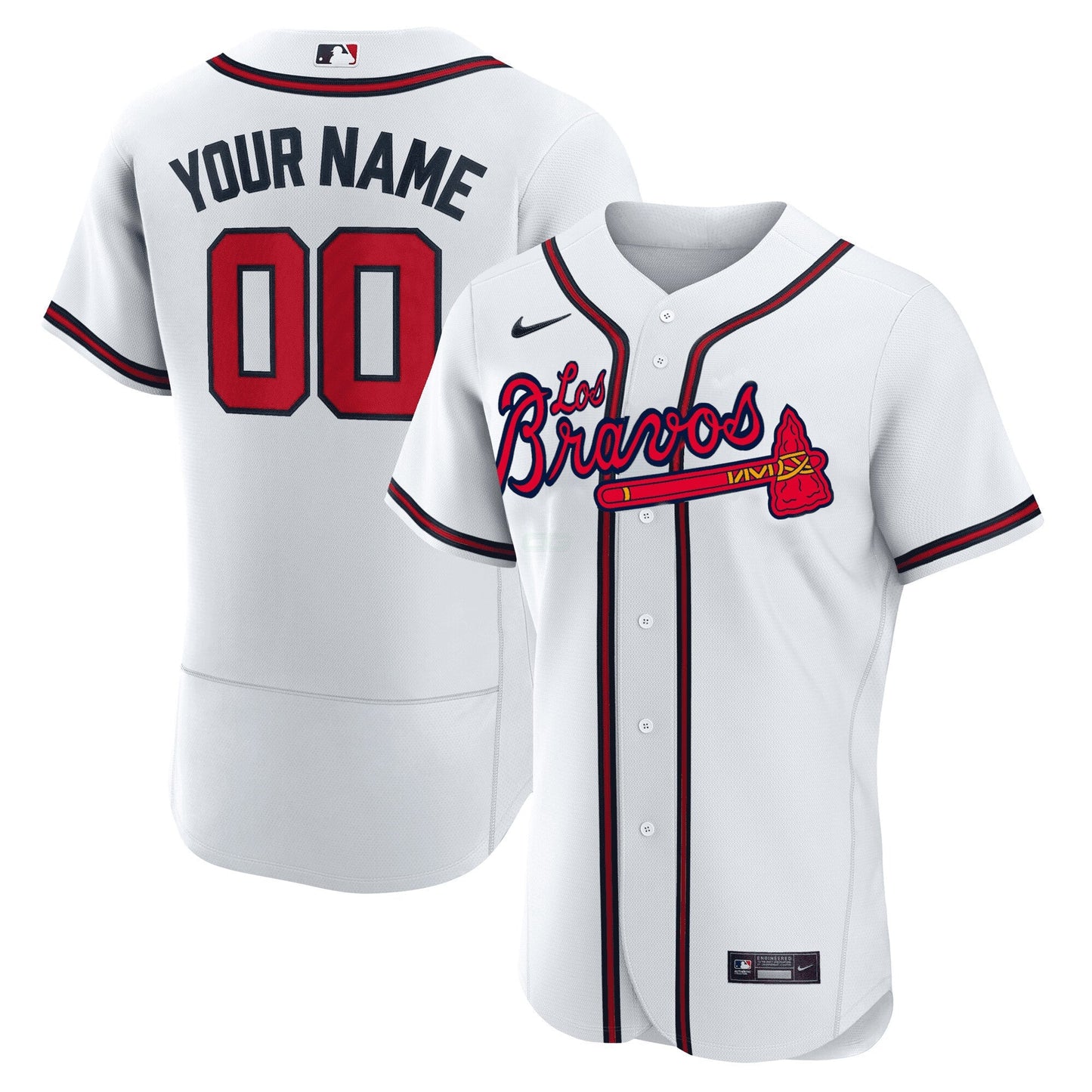 Camisa MLB Atlanta Los Bravos Jersey