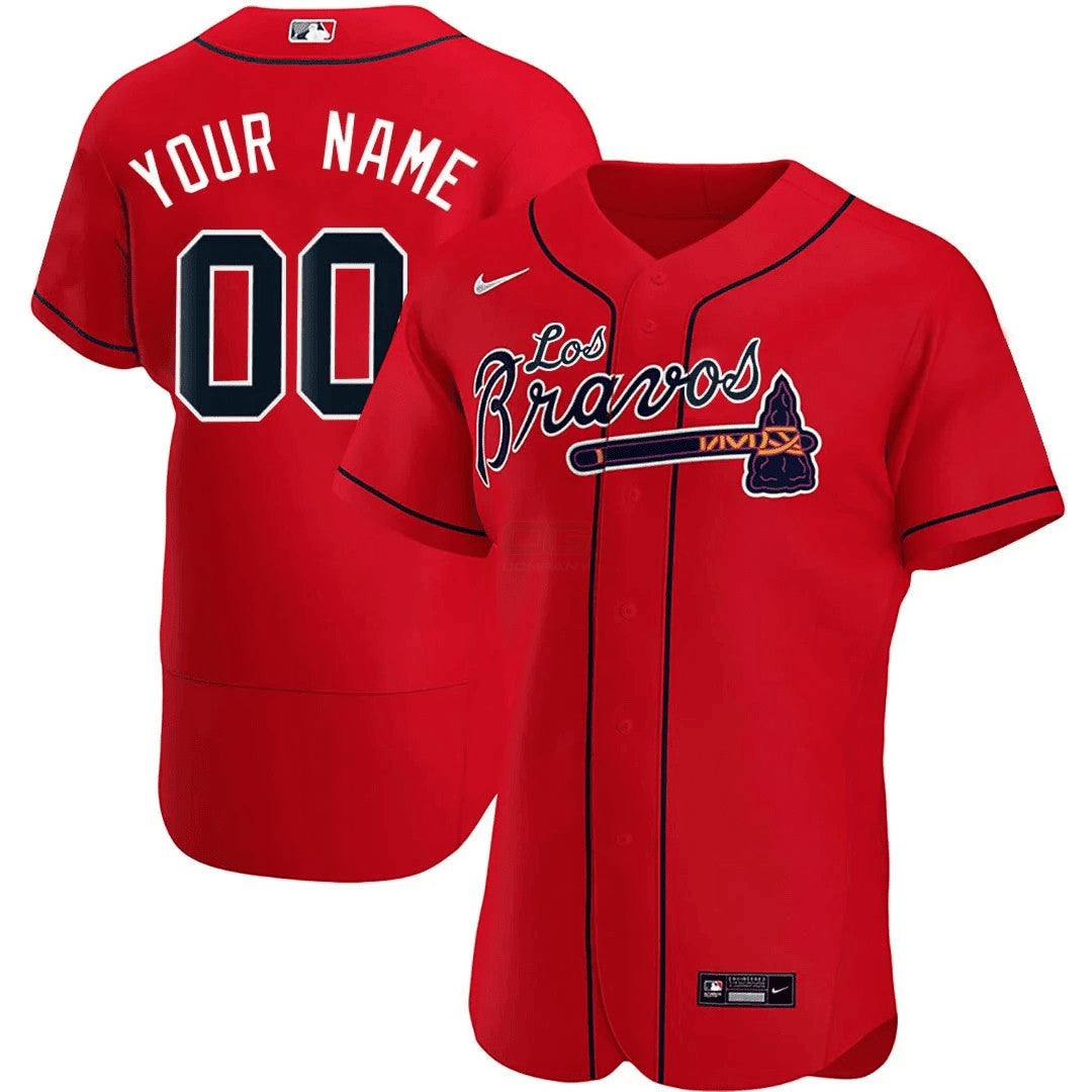 Camisa MLB Atlanta Los Bravos Jersey
