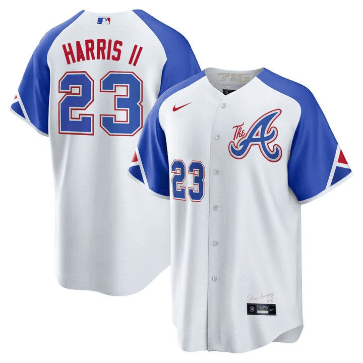 Camisa MLB Atlanta Michael Harris II 2023 City Connect Jersey