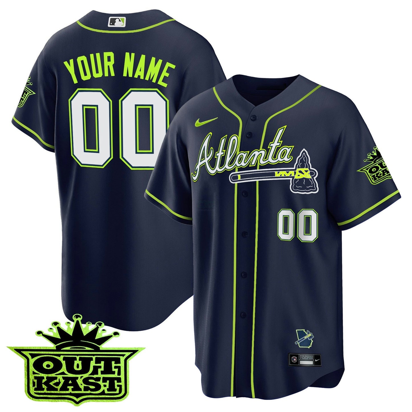 Camisa MLB Atlanta Outkast Cool Base Jersey V3