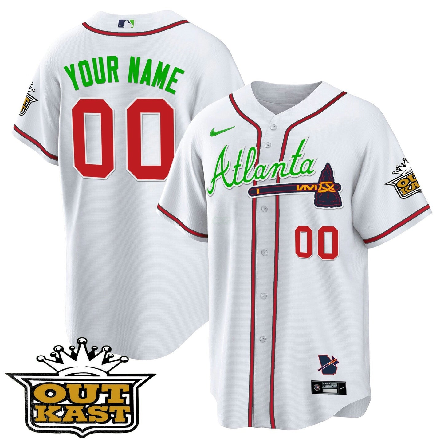 Camisa MLB Atlanta Outkast Cool Base Jersey V3