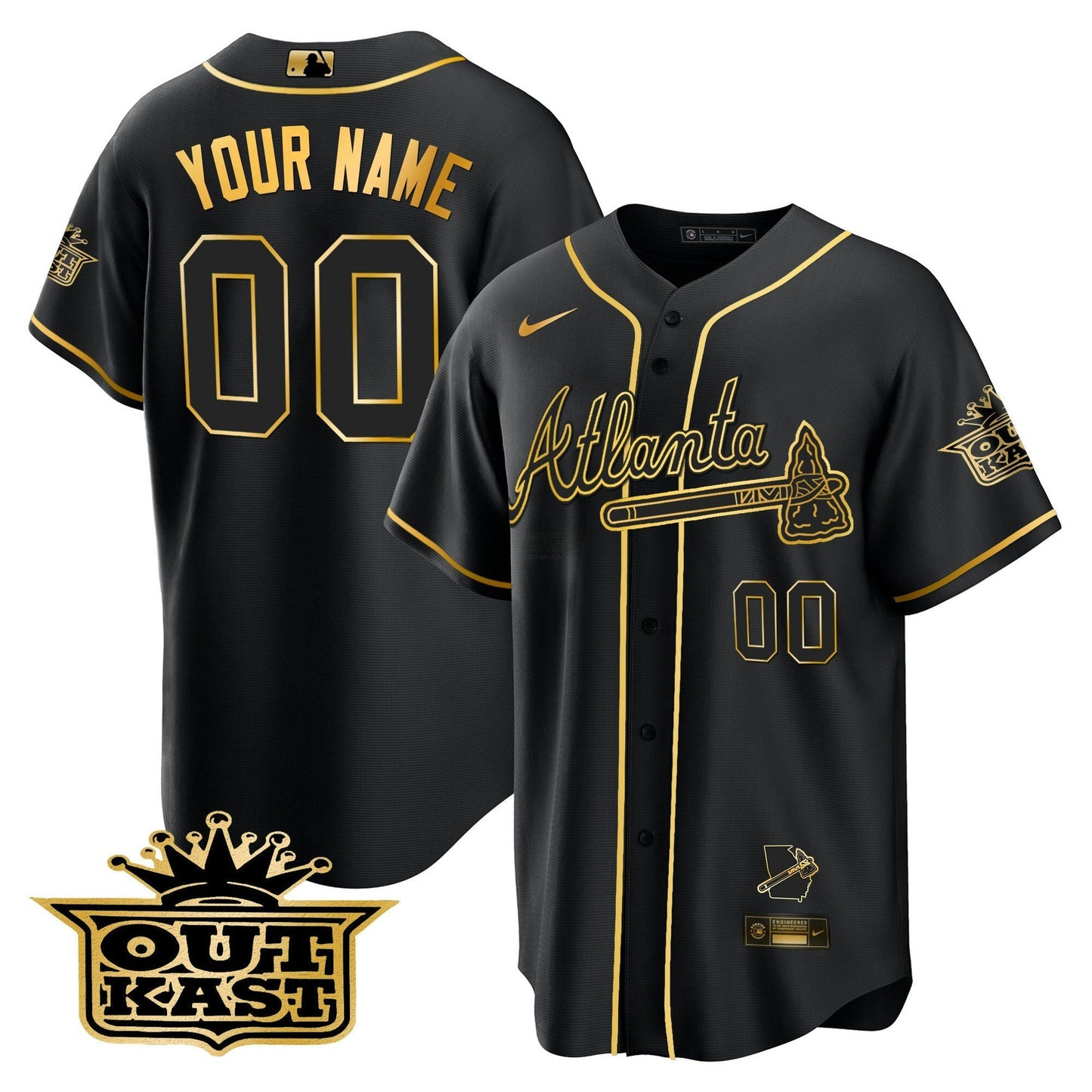 Camisa MLB Atlanta Outkast Cool Base Jersey V3