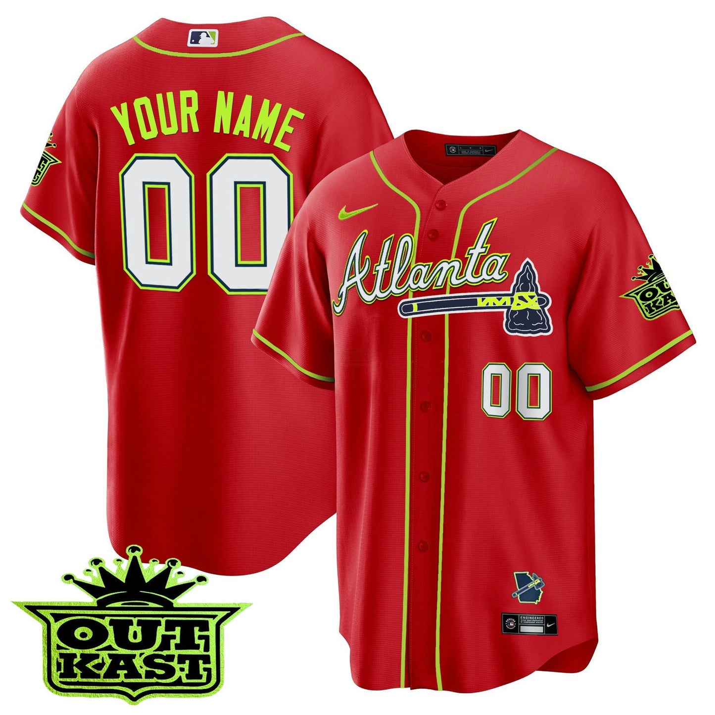Camisa MLB Atlanta Outkast Cool Base Jersey V3