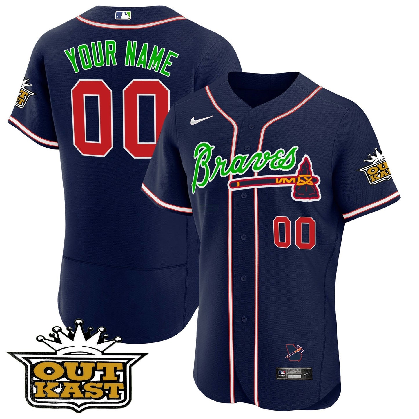 Camisa MLB Atlanta Outkast Flex Base Jersey V2