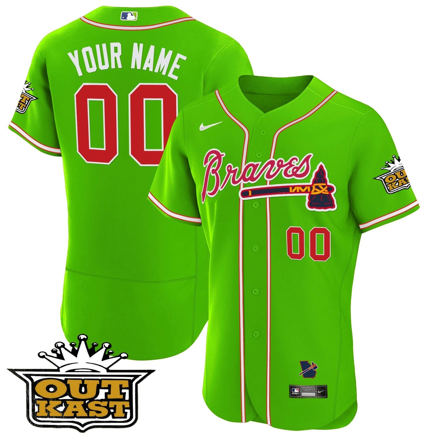 Camisa MLB Atlanta Outkast Flex Base Jersey V2