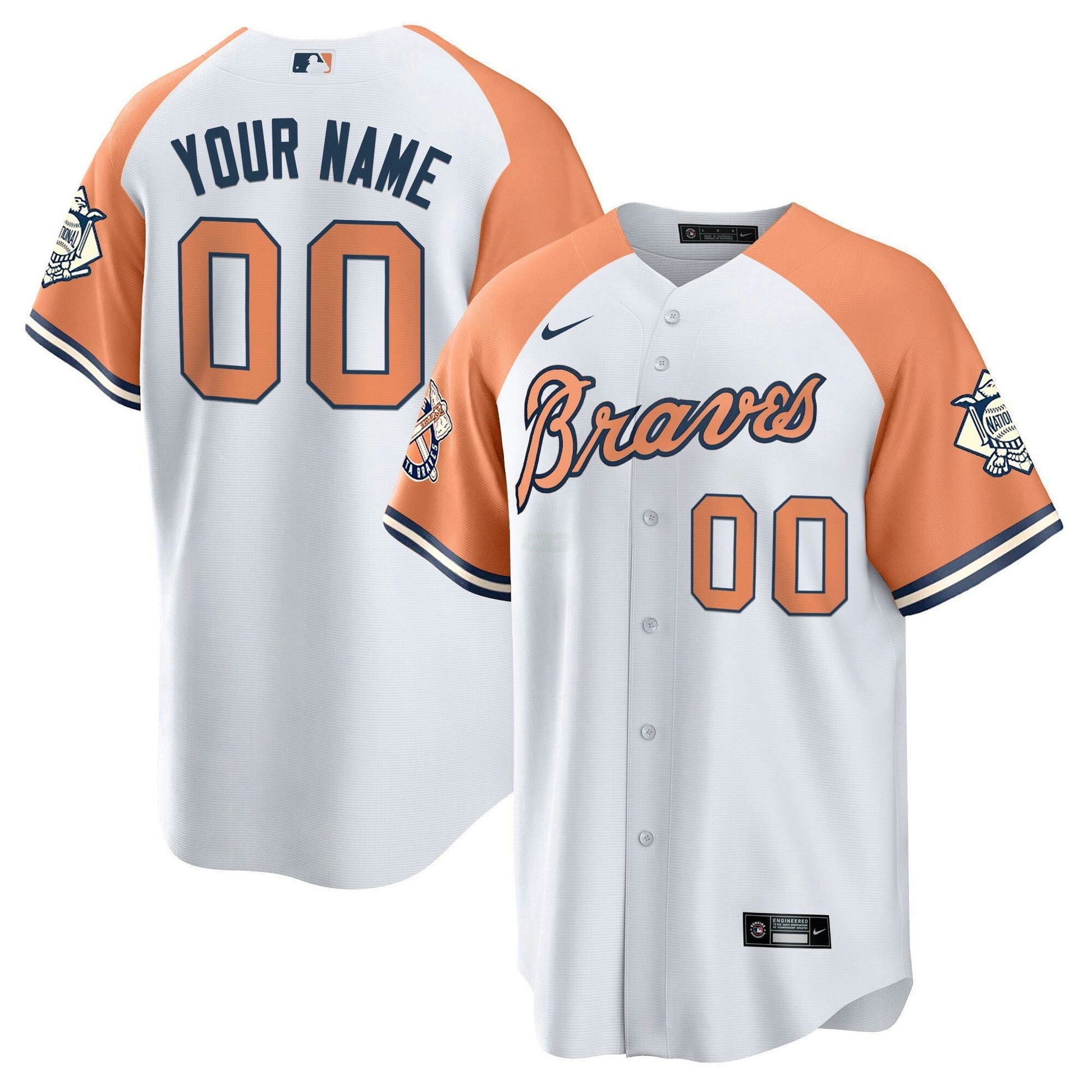 Camisa MLB Atlanta Peaches n’ Creme Jersey