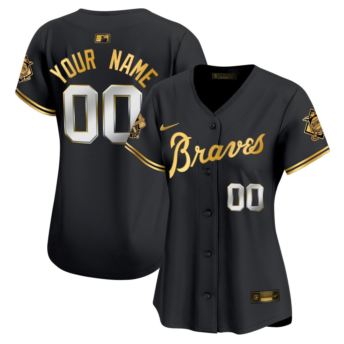 Camisa MLB Atlanta Peaches n’ Creme Vapor Premier Limited Jersey