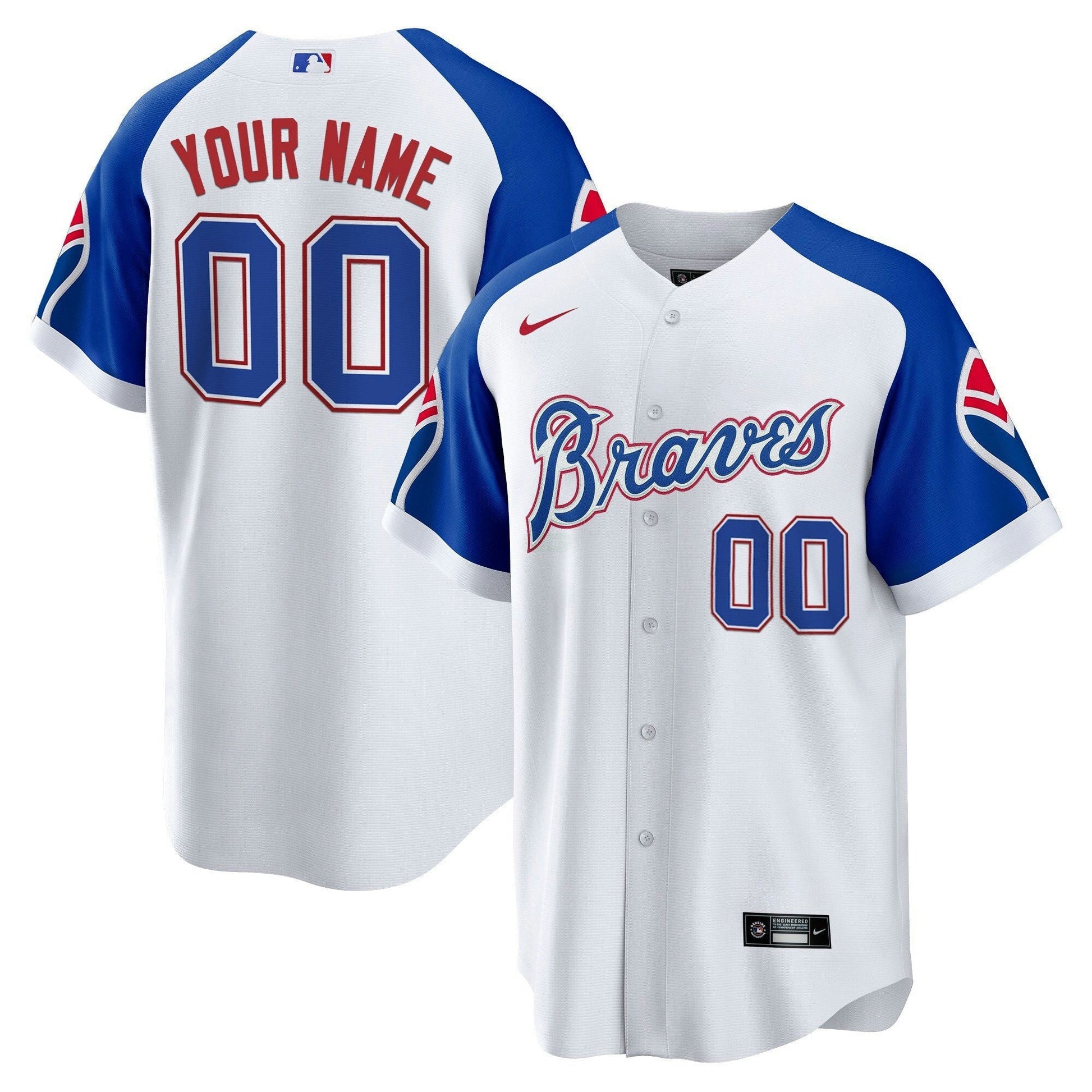 Camisa MLB Atlanta Throwback 1974 – 1982 Jersey