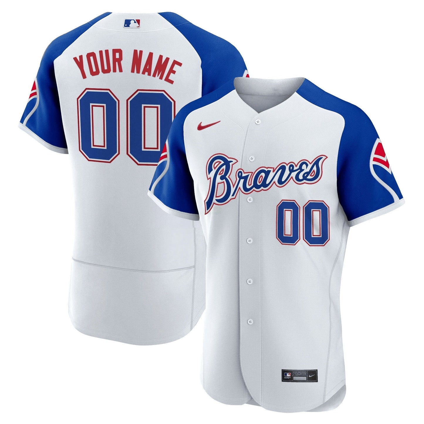 Camisa MLB Atlanta Throwback 1974 – 1982 Jersey