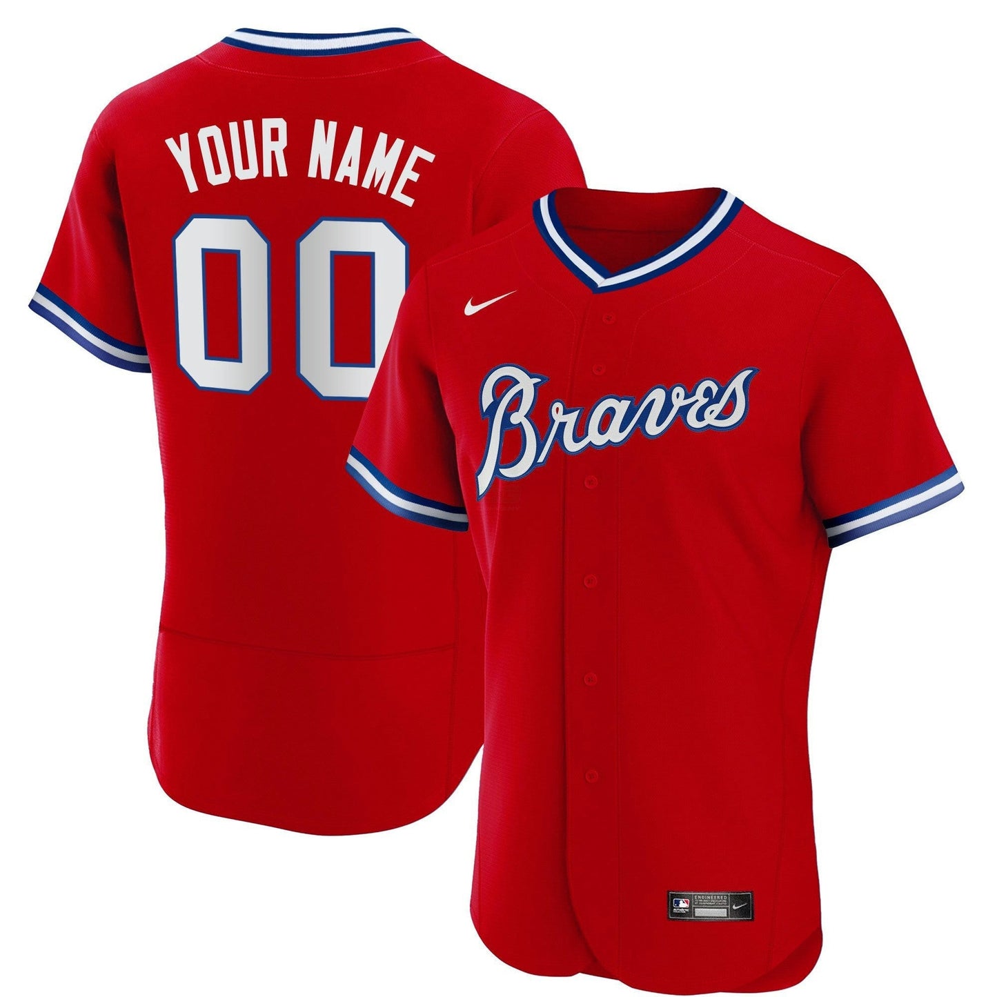 Camisa MLB Atlanta Throwback 1974 – 1982 Jersey