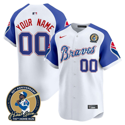 Camisa MLB Atlanta Throwback 1974 – 1982 Vapor Premier Limited Jersey
