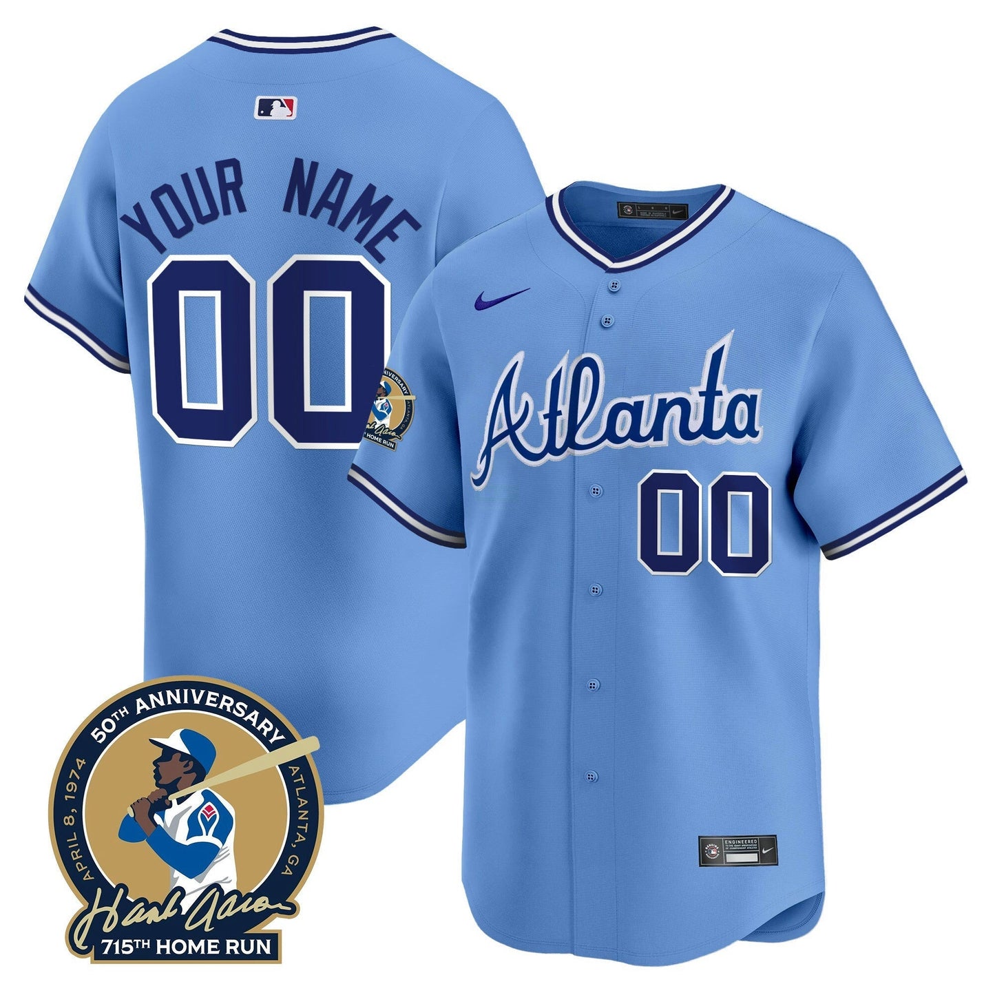 Camisa MLB Atlanta Throwback 1974 – 1982 Vapor Premier Limited Jersey