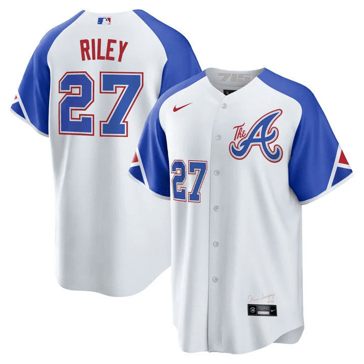 Camisa MLB Austin Riley Atlanta 2023 City Connect Jersey