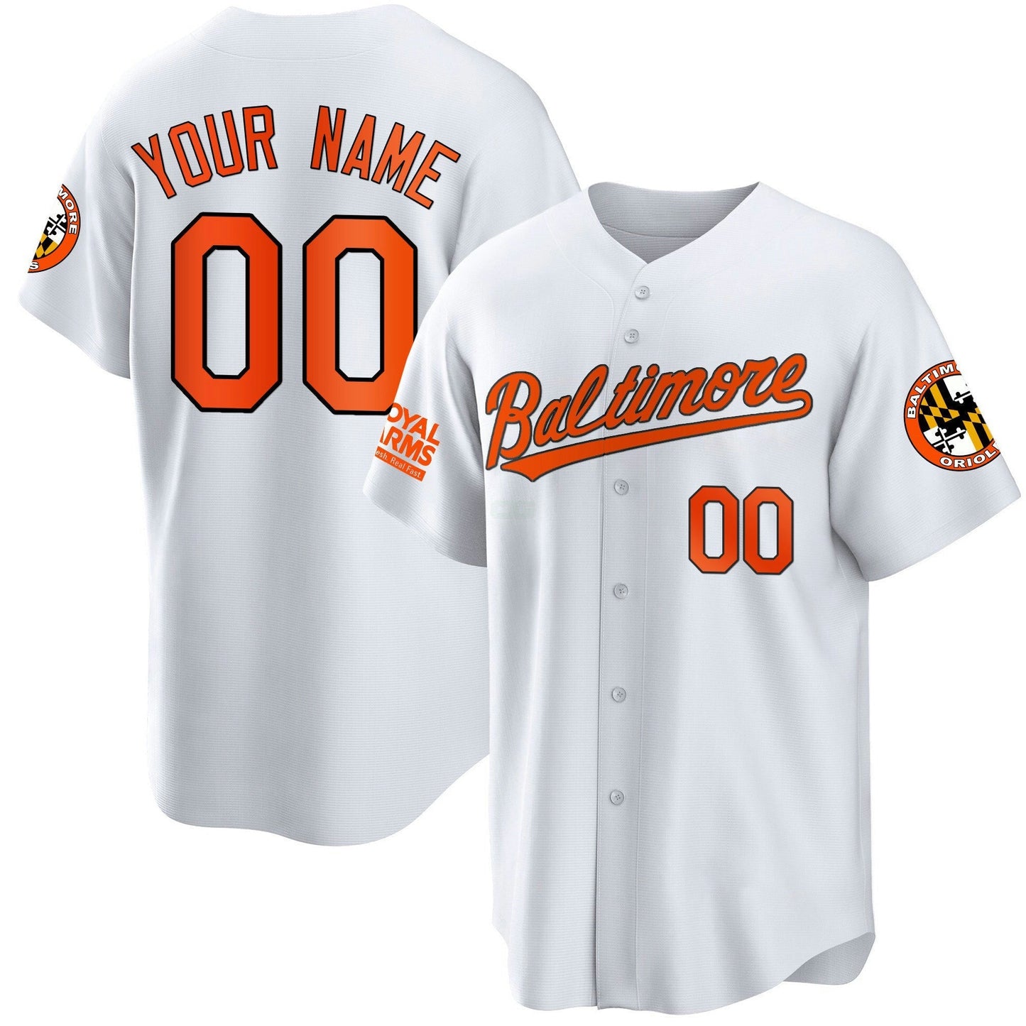 Camisa MLB Baltimore 2023 Dourada Cool Jersey