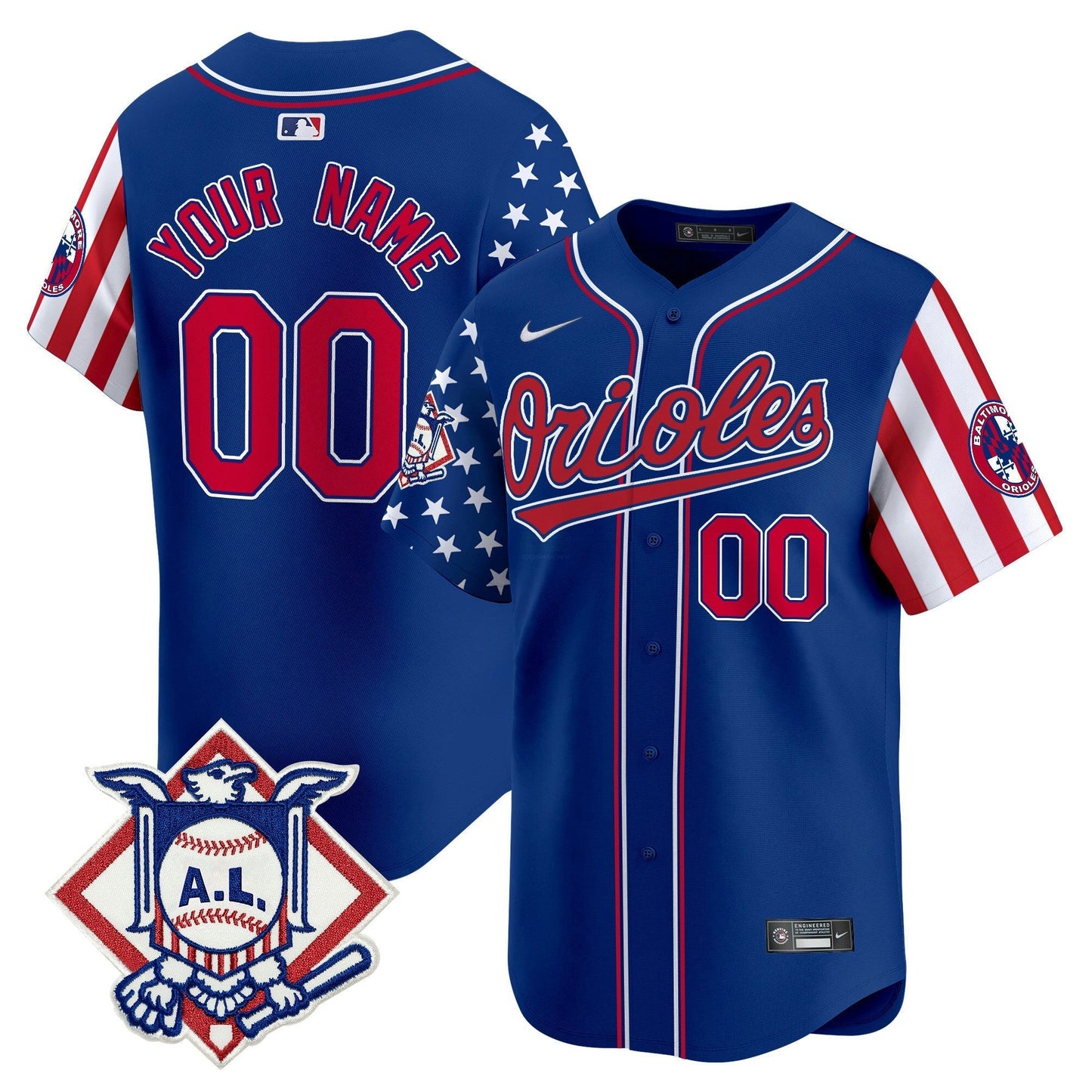 Camisa MLB Baltimore 2024 Fourth of July Vapor Premier Limited Jersey