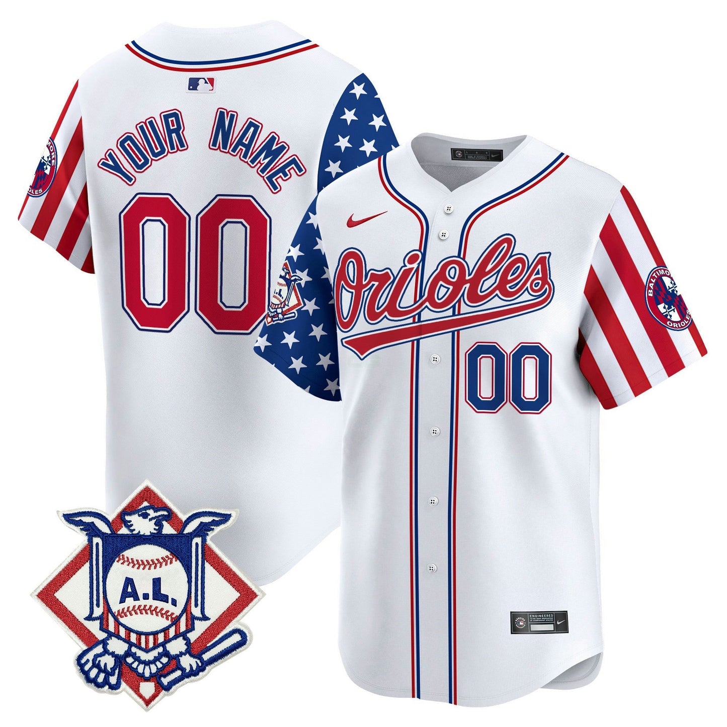 Camisa MLB Baltimore 2024 Fourth of July Vapor Premier Limited Jersey