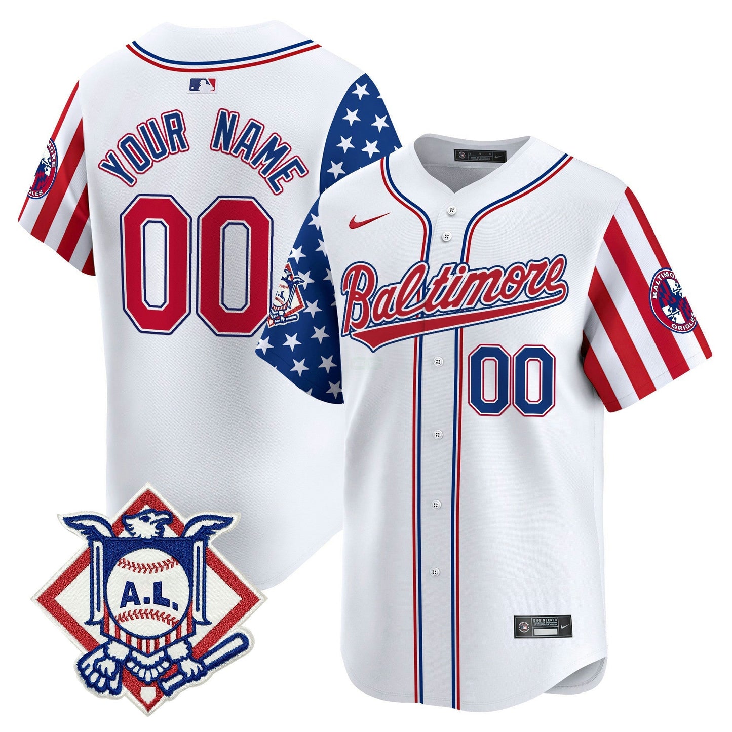 Camisa MLB Baltimore 2024 Fourth of July Vapor Premier Limited Jersey