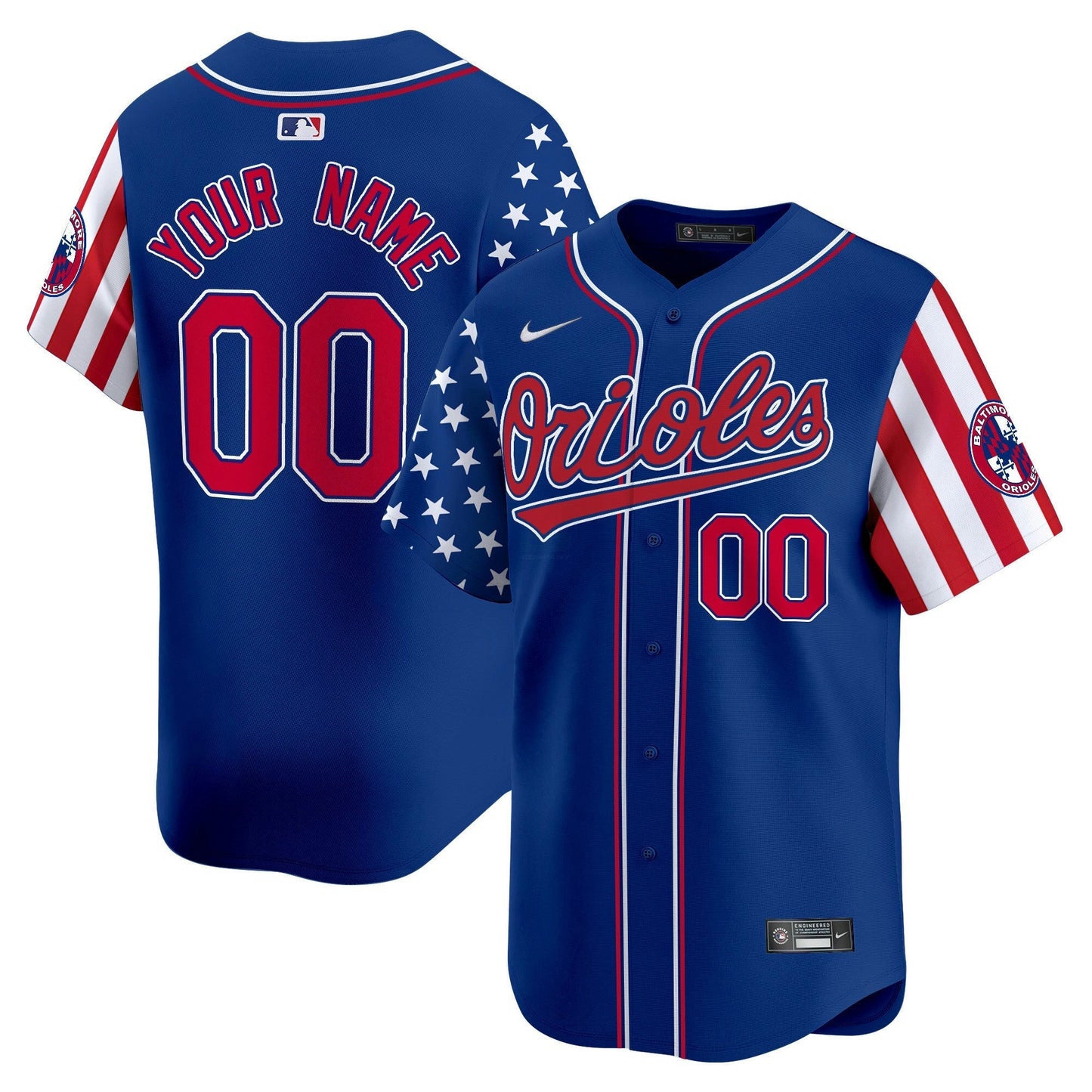 Camisa MLB Baltimore 2025 Independence Day Vapor Premier Limited Jersey