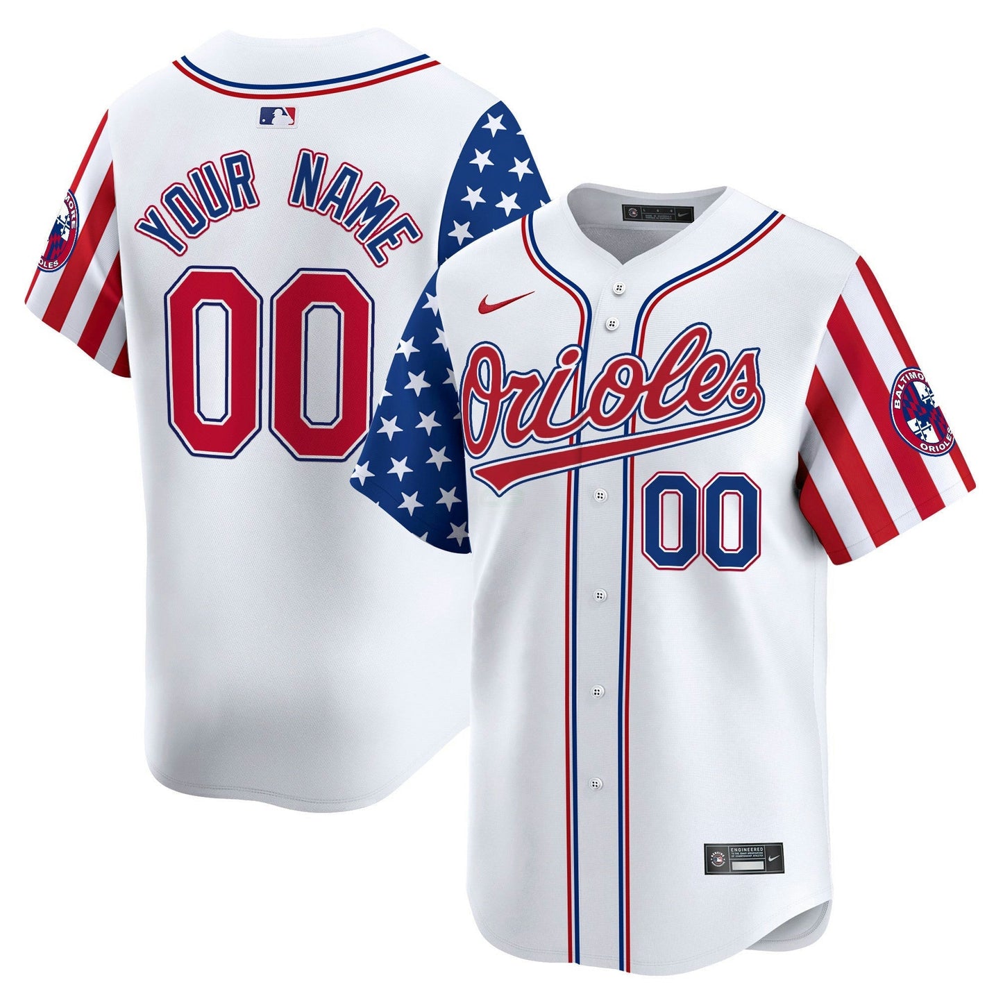 Camisa MLB Baltimore 2025 Independence Day Vapor Premier Limited Jersey