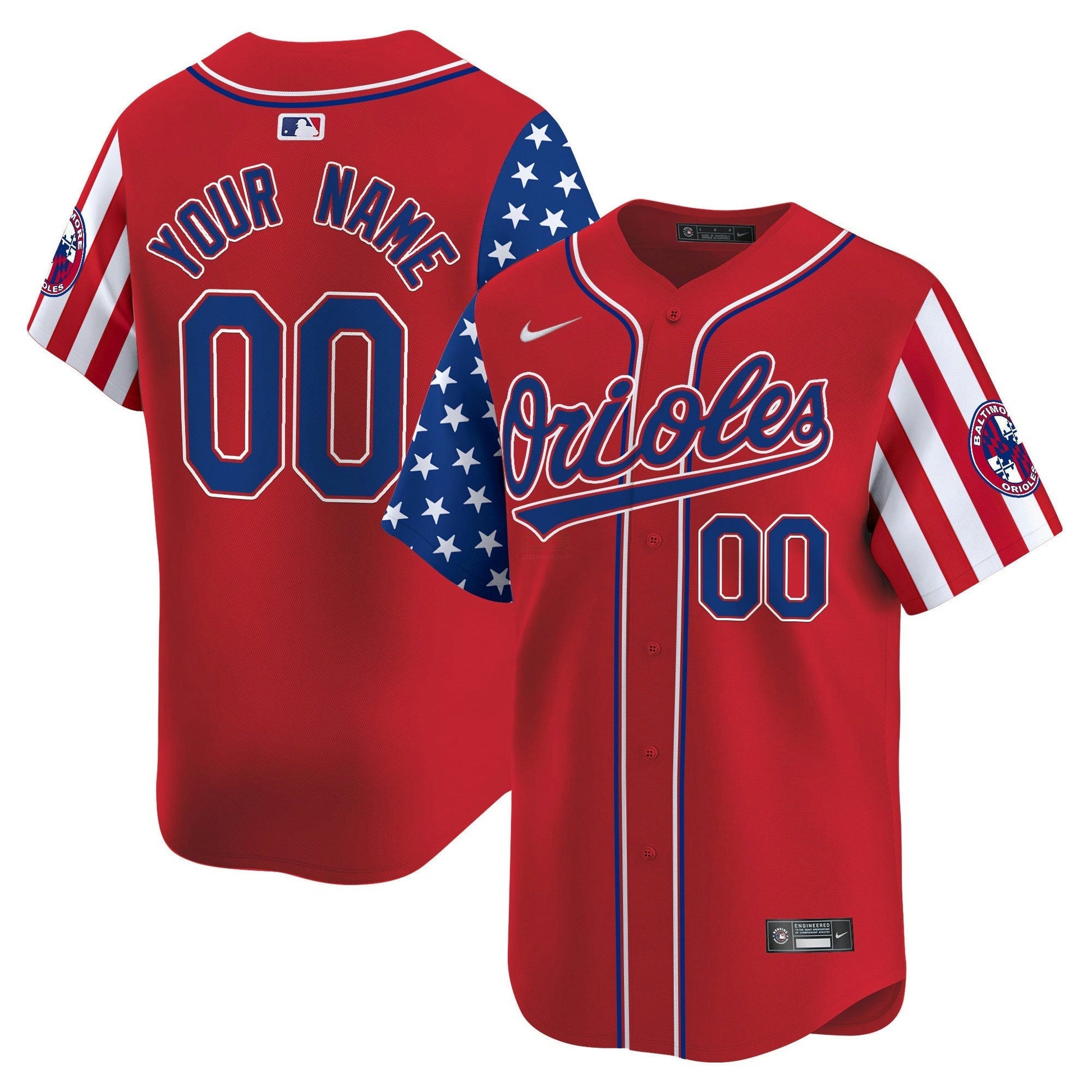 Camisa MLB Baltimore 2025 Independence Day Vapor Premier Limited Jersey