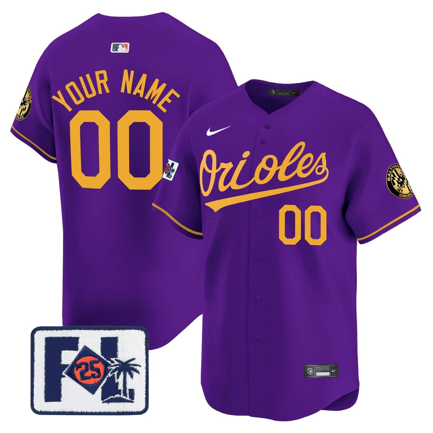 Camisa MLB Baltimore 2025 Spring Training Patch Vapor Premier Limited Jersey