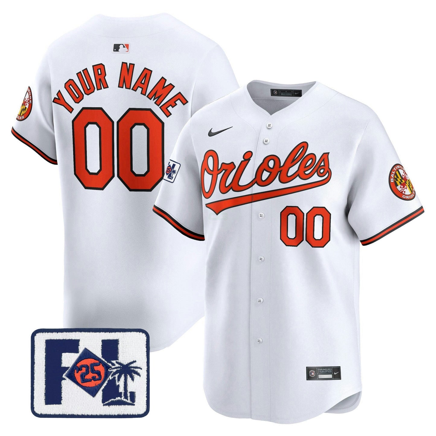 Camisa MLB Baltimore 2025 Spring Training Patch Vapor Premier Limited Jersey