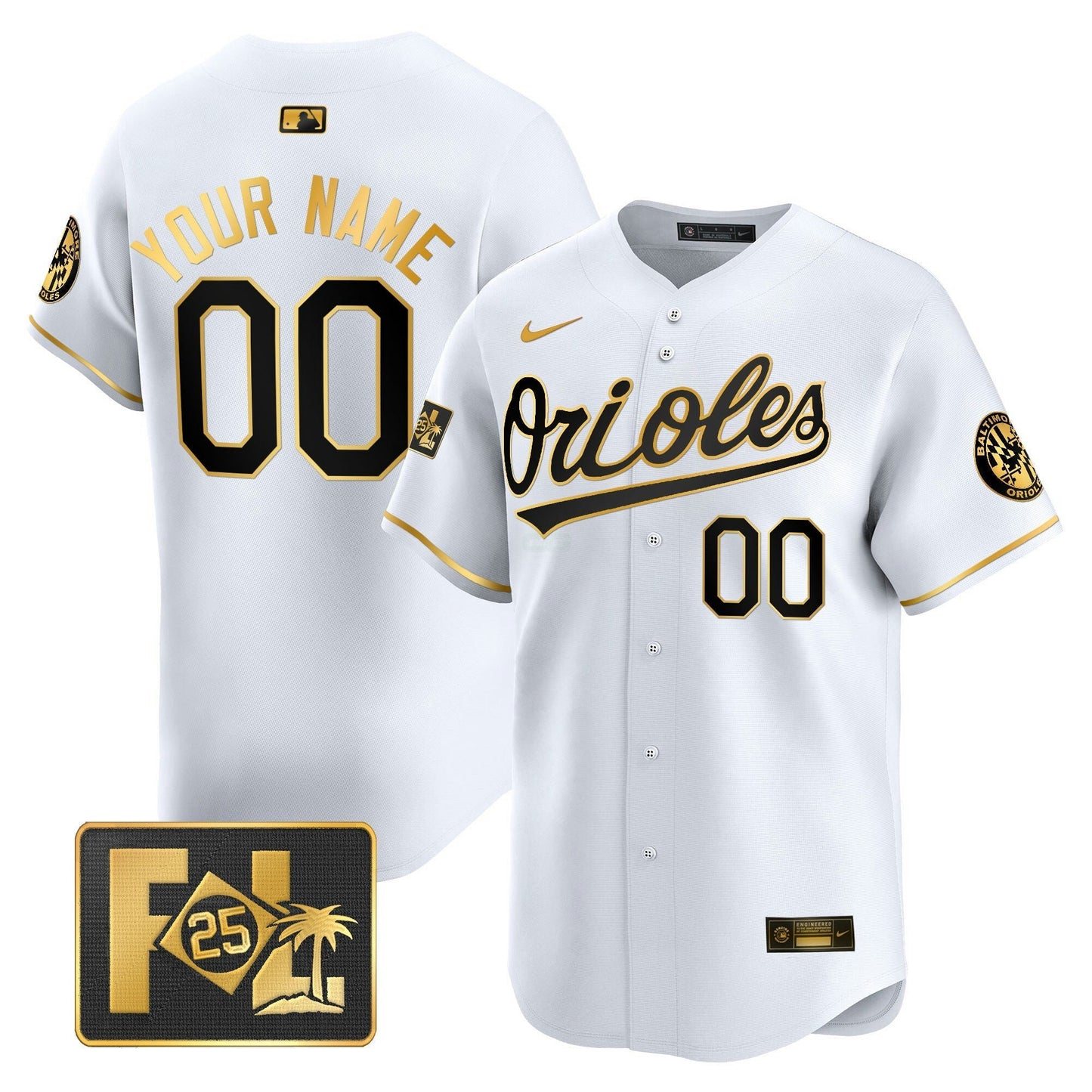Camisa MLB Baltimore 2025 Spring Training Patch Vapor Premier Limited Jersey