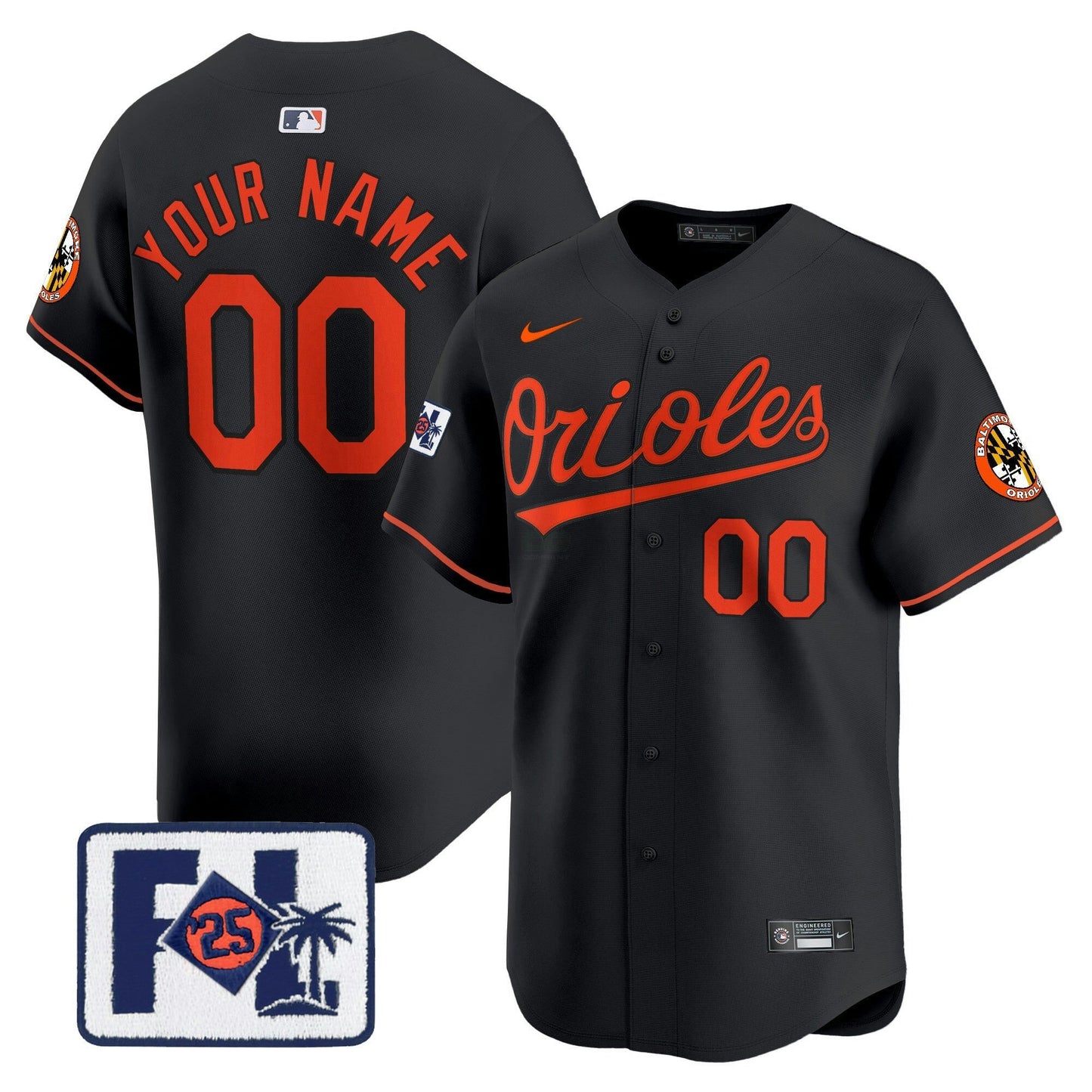 Camisa MLB Baltimore 2025 Spring Training Patch Vapor Premier Limited Jersey
