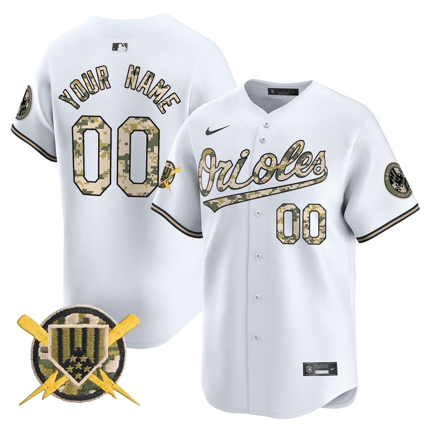 Camisa MLB Baltimore Armed Forces Day Vapor Premier Limited Jersey