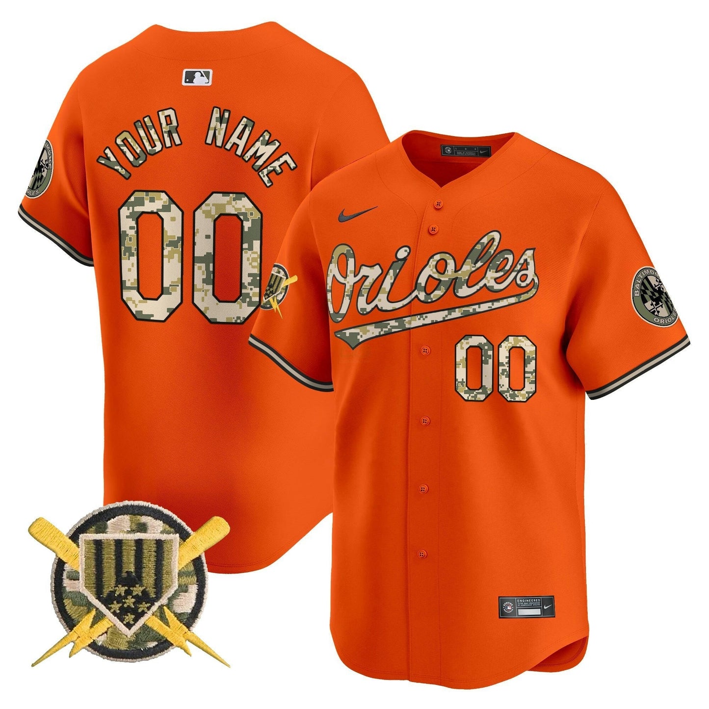 Camisa MLB Baltimore Armed Forces Day Vapor Premier Limited Jersey