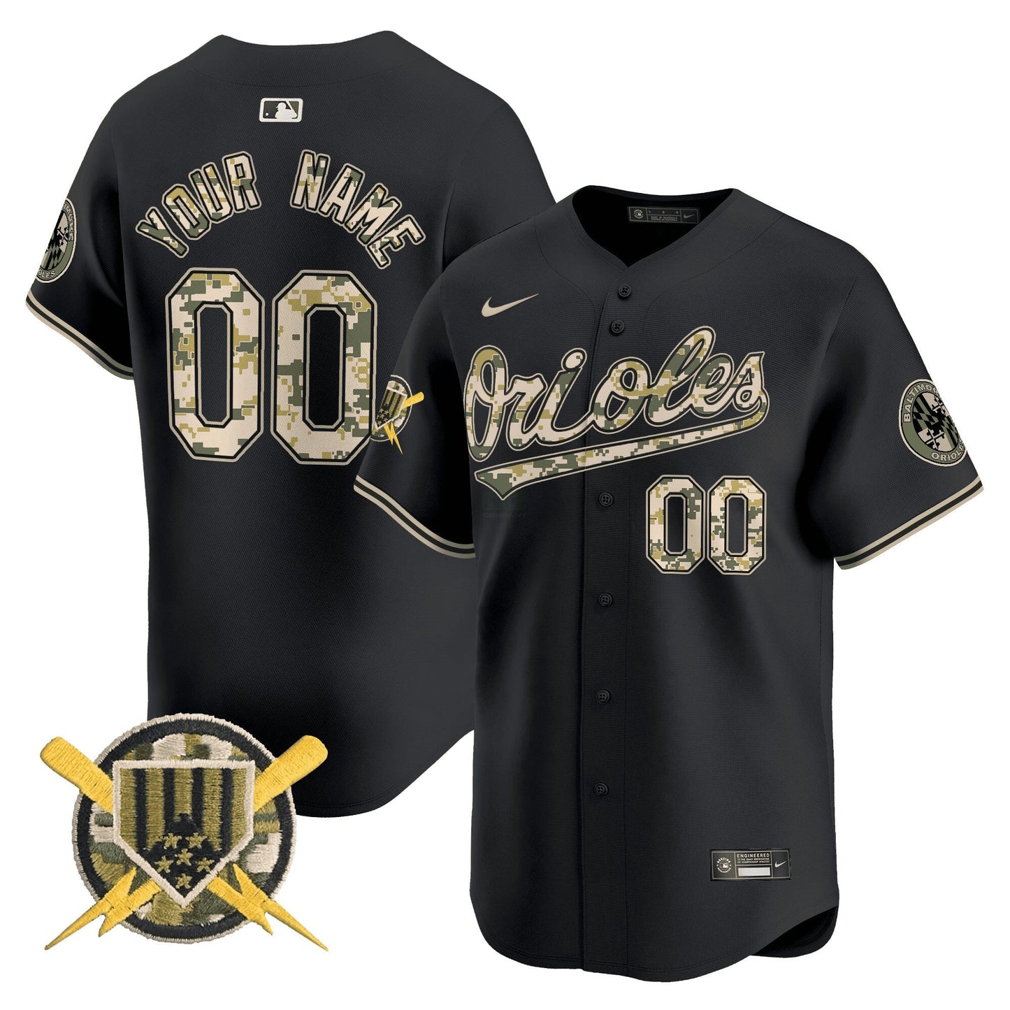 Camisa MLB Baltimore Armed Forces Day Vapor Premier Limited Jersey