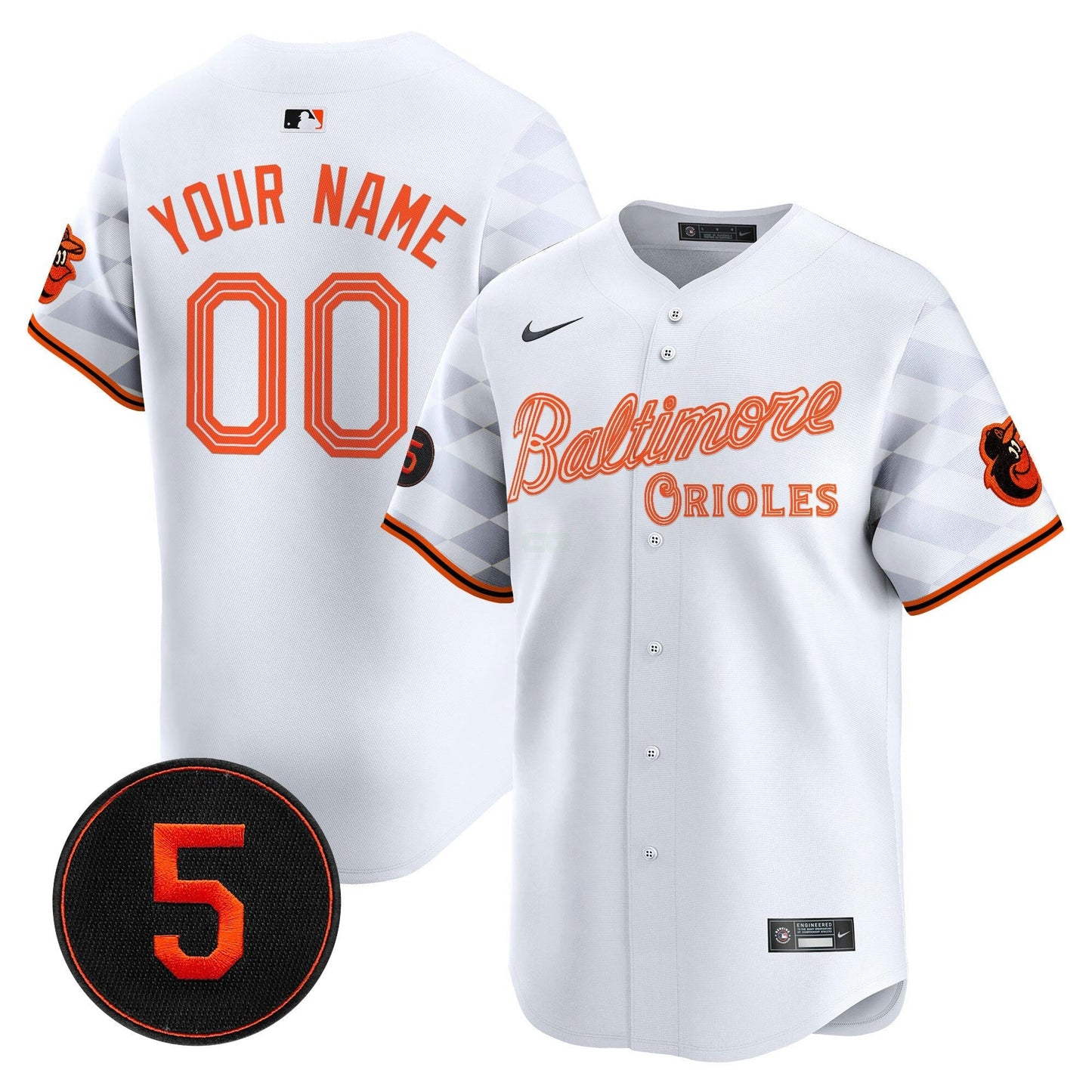 Camisa MLB Baltimore City Light Vapor Premier Limited Jersey