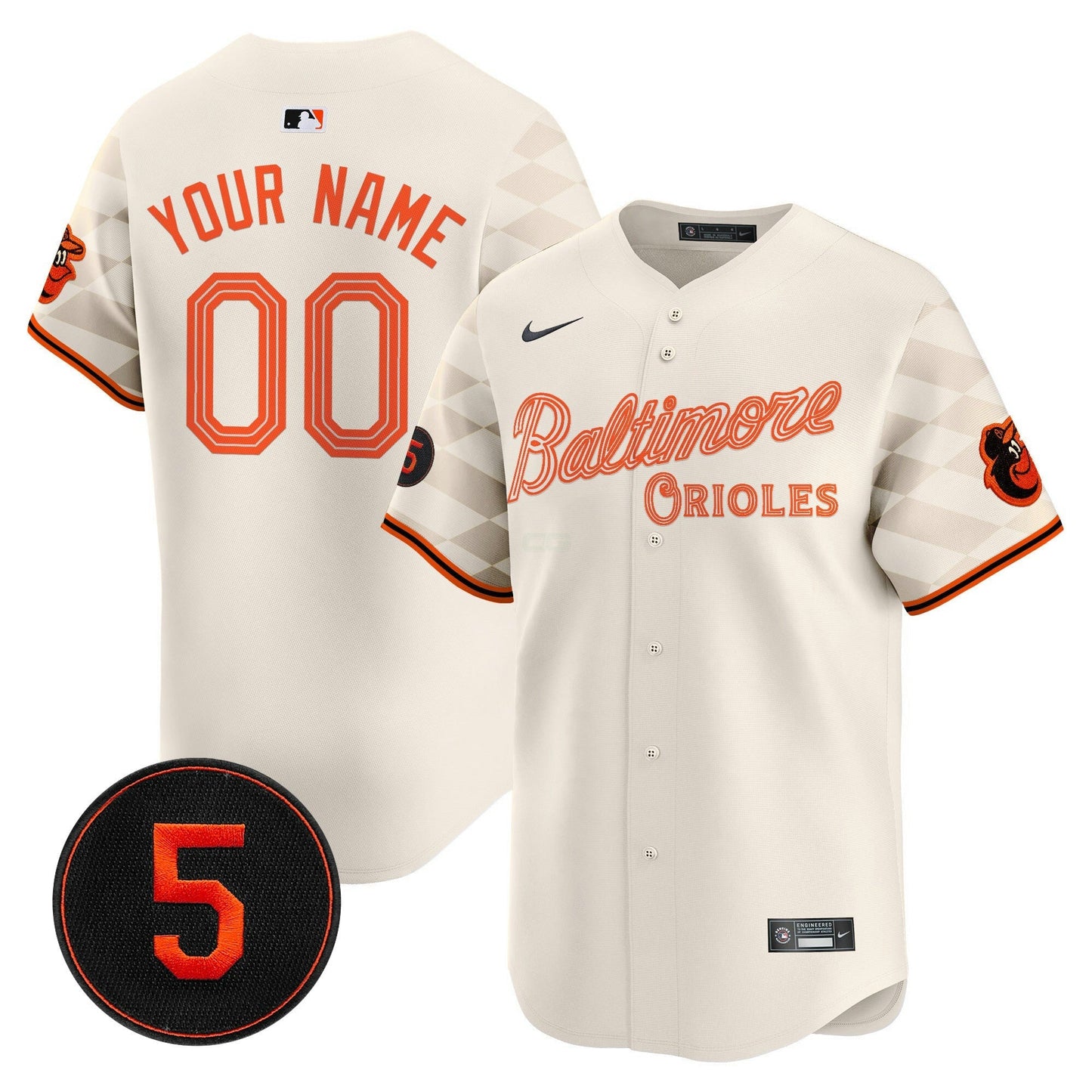 Camisa MLB Baltimore City Light Vapor Premier Limited Jersey