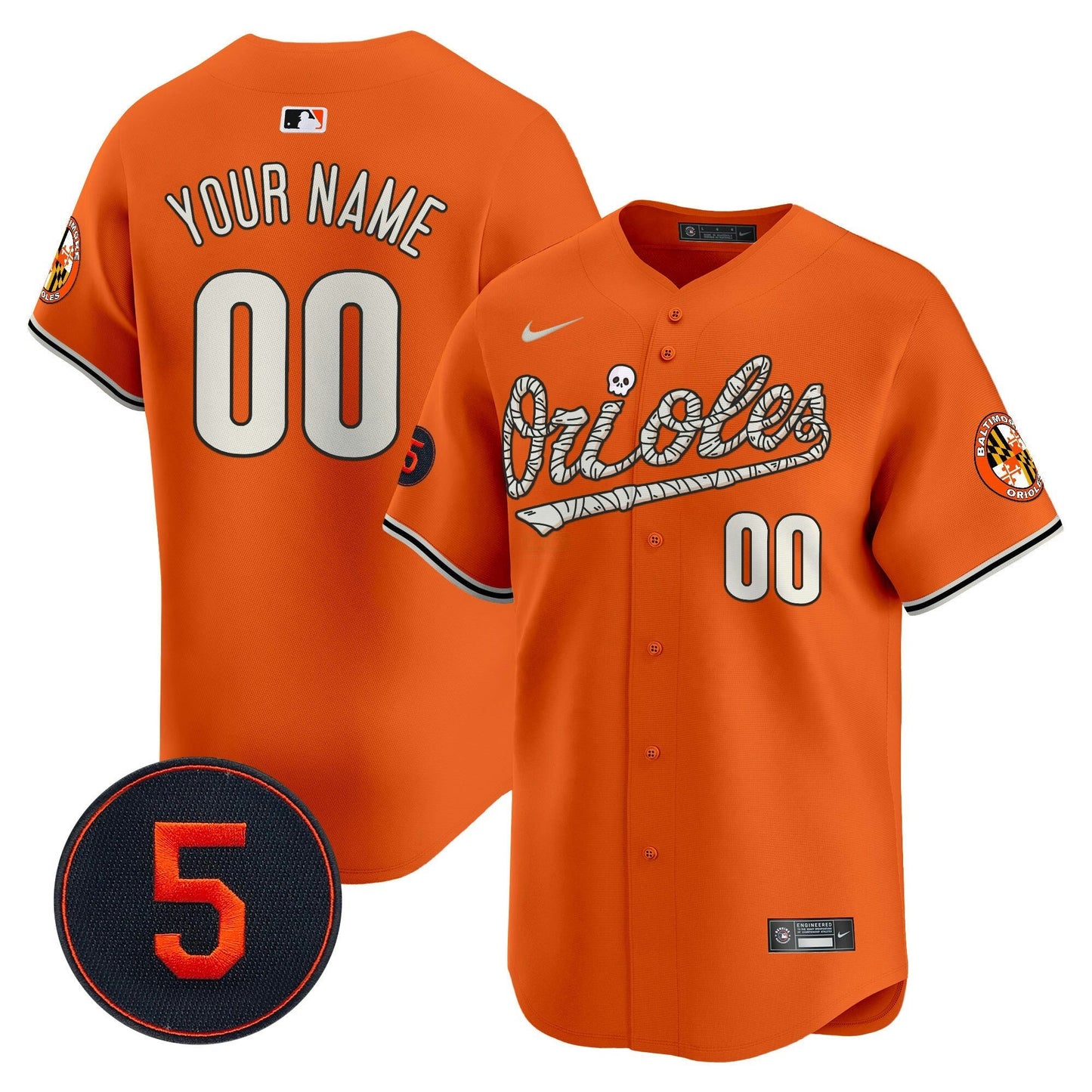 Camisa MLB Baltimore Halloween Vapor Premier Limited Jersey