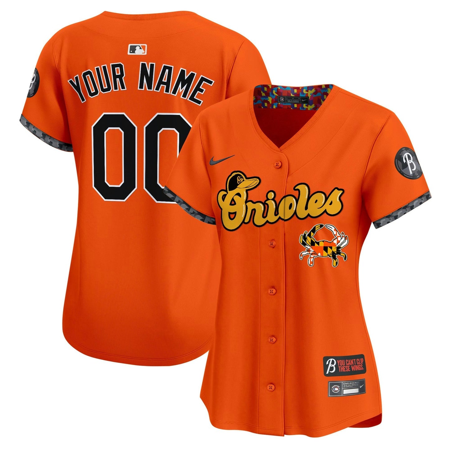 Camisa MLB Baltimore Maryland Blue Crab Vapor Premier Limited Jersey