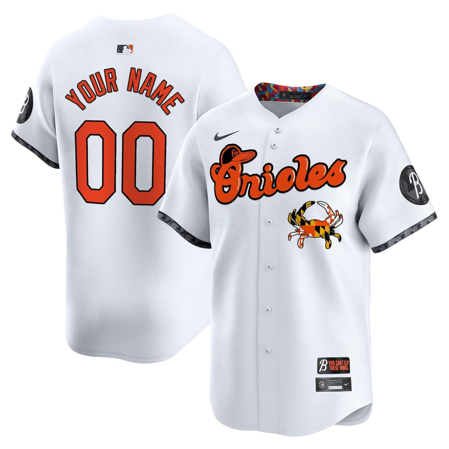 Camisa MLB Baltimore Maryland Blue Crab Vapor Premier Limited Jersey