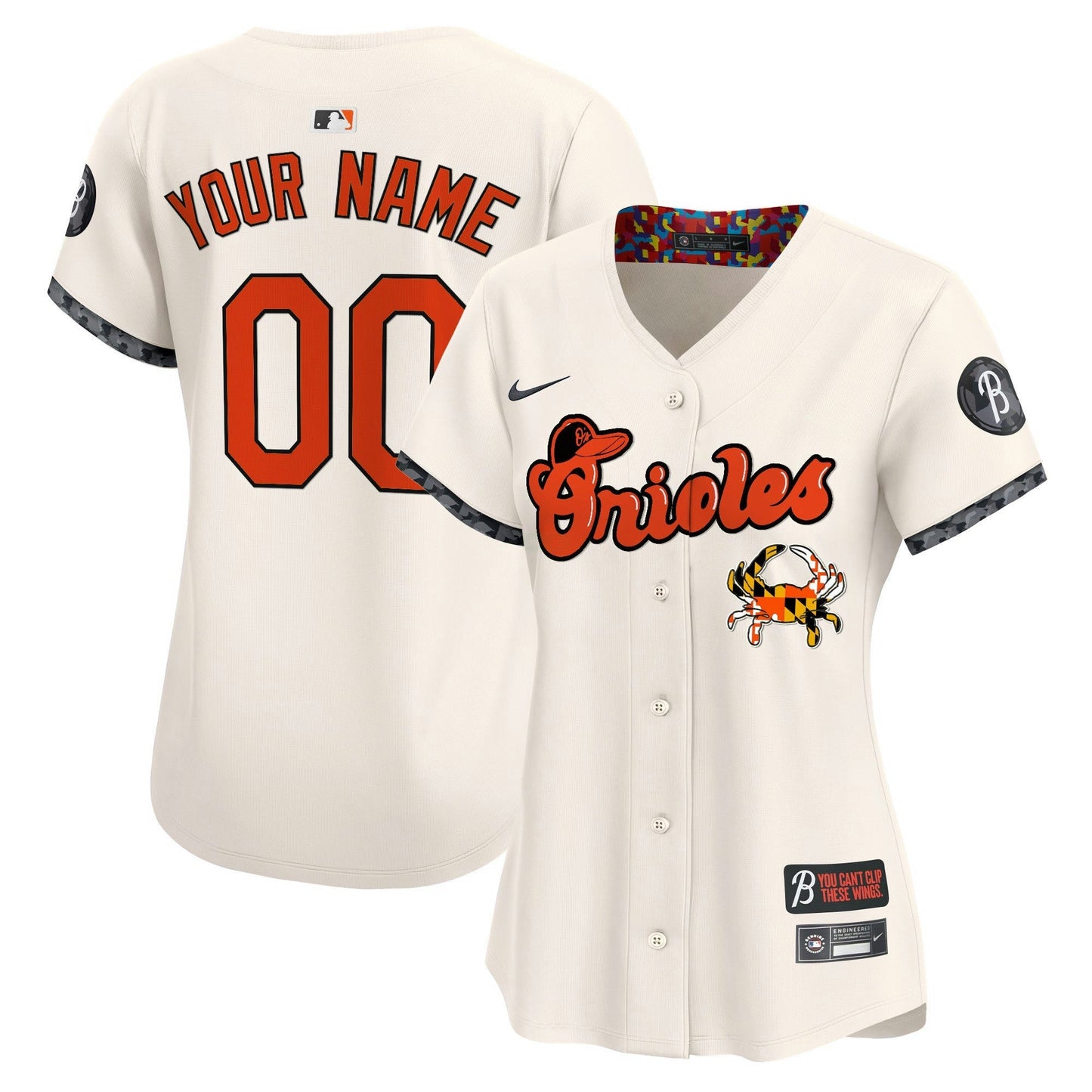 Camisa MLB Baltimore Maryland Blue Crab Vapor Premier Limited Jersey