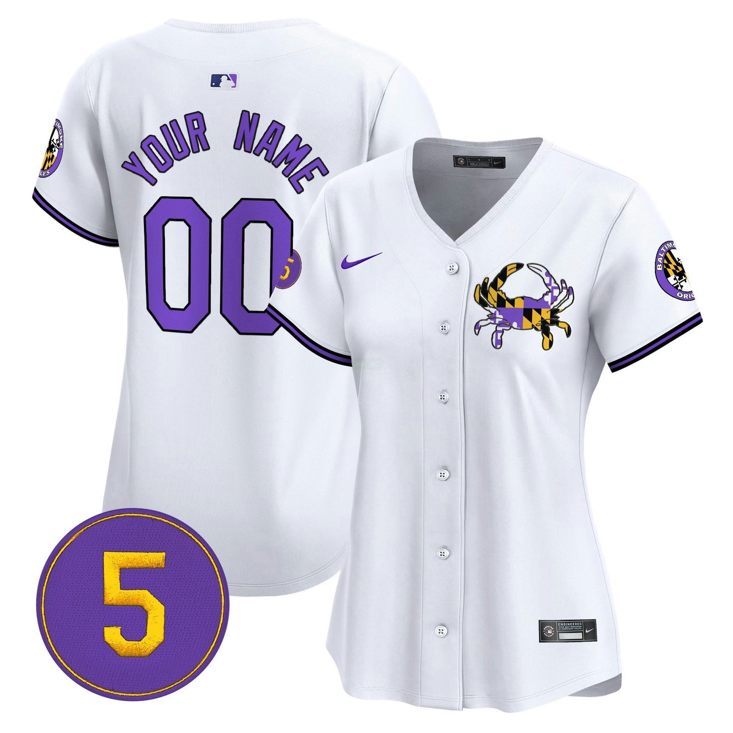 Camisa MLB Baltimore Purple Vapor Premier Limited Jersey