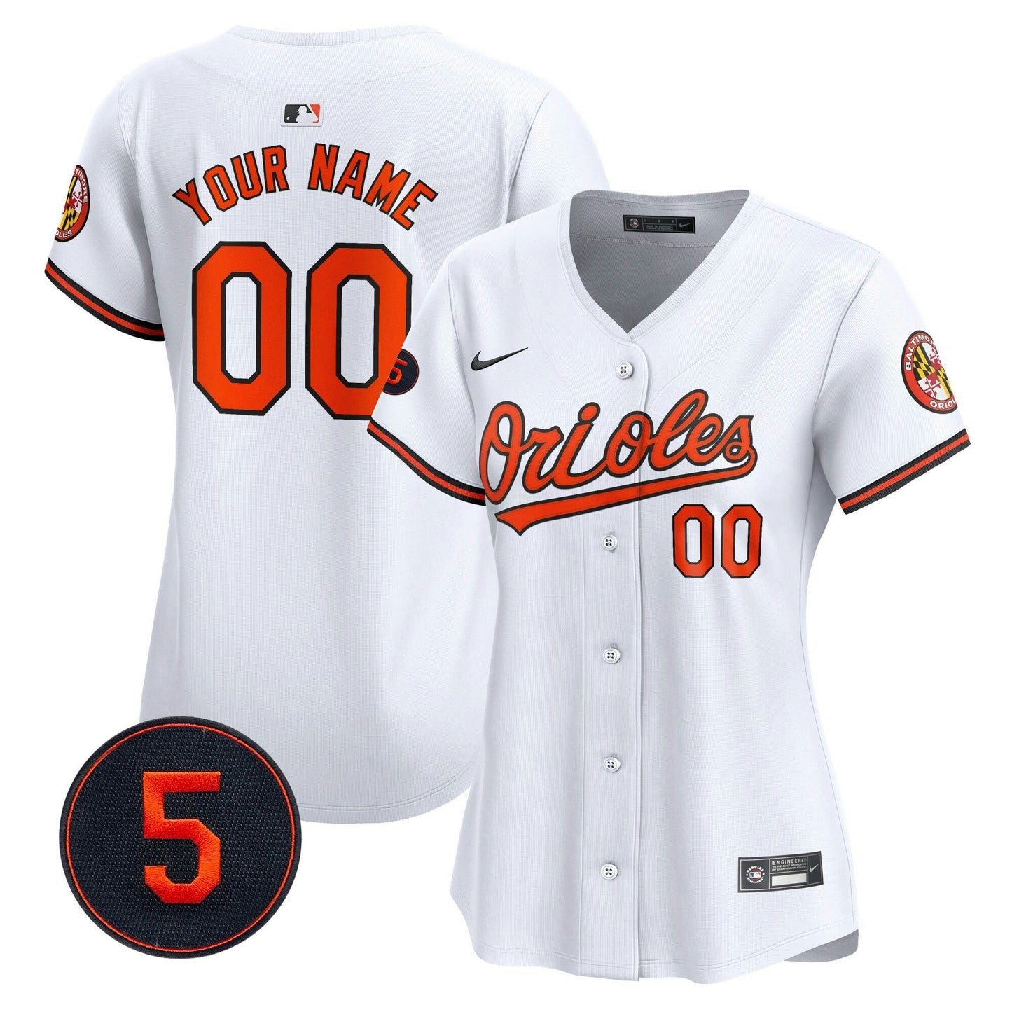 Camisa MLB Baltimore Robinson Patch Vapor Premier Limited Jersey
