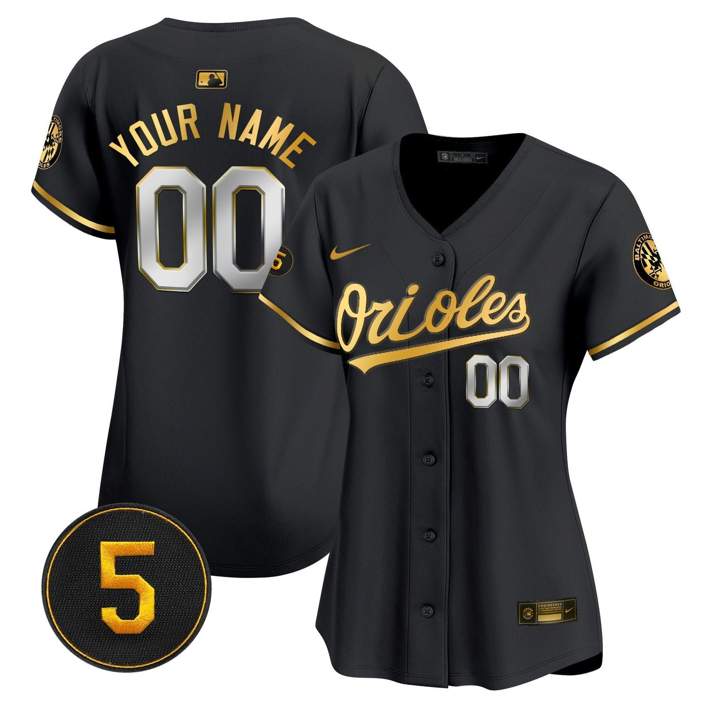 Camisa MLB Baltimore Robinson Patch Vapor Premier Limited Jersey