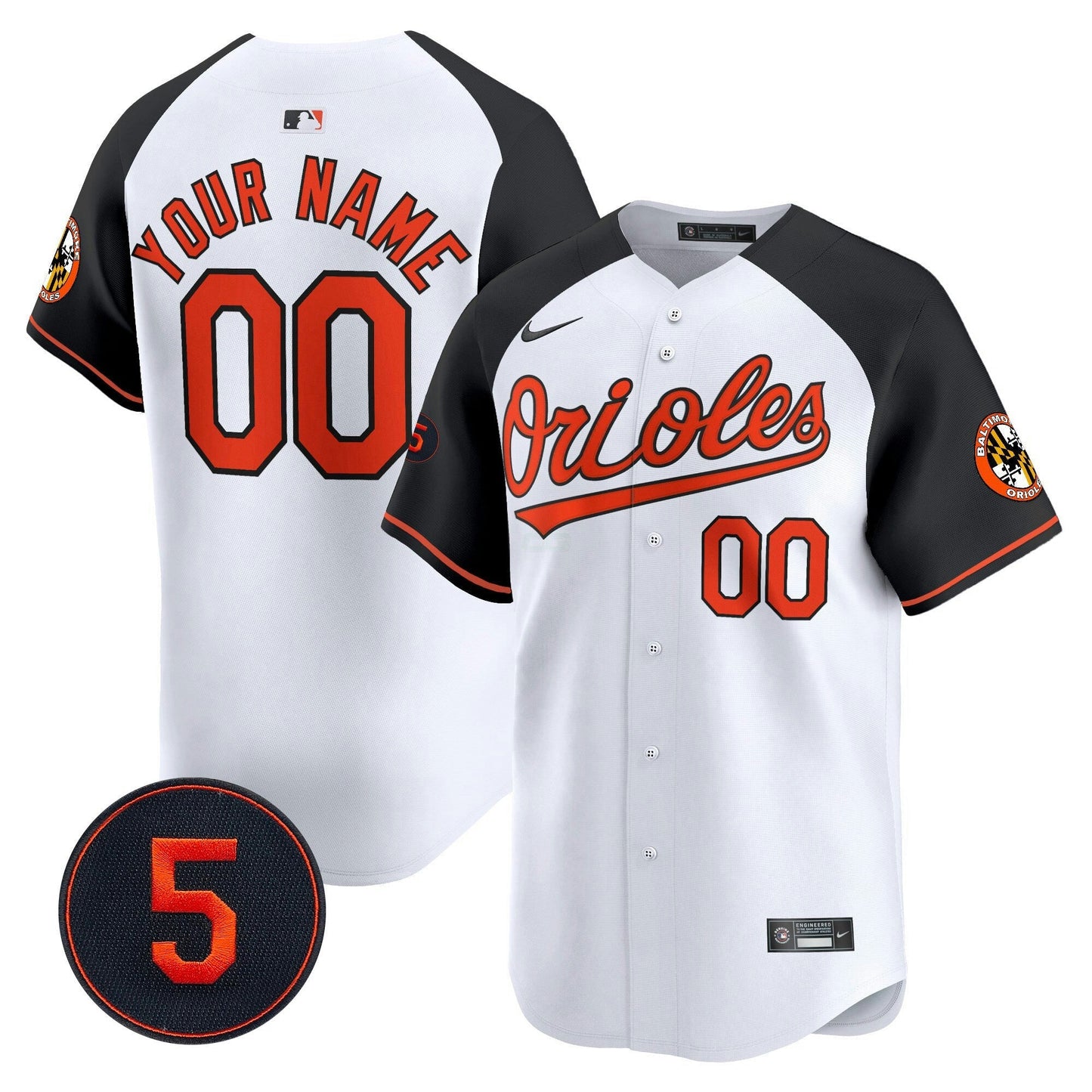 Camisa MLB Baltimore Robinson Patch Vapor Premier Limited Jersey V2