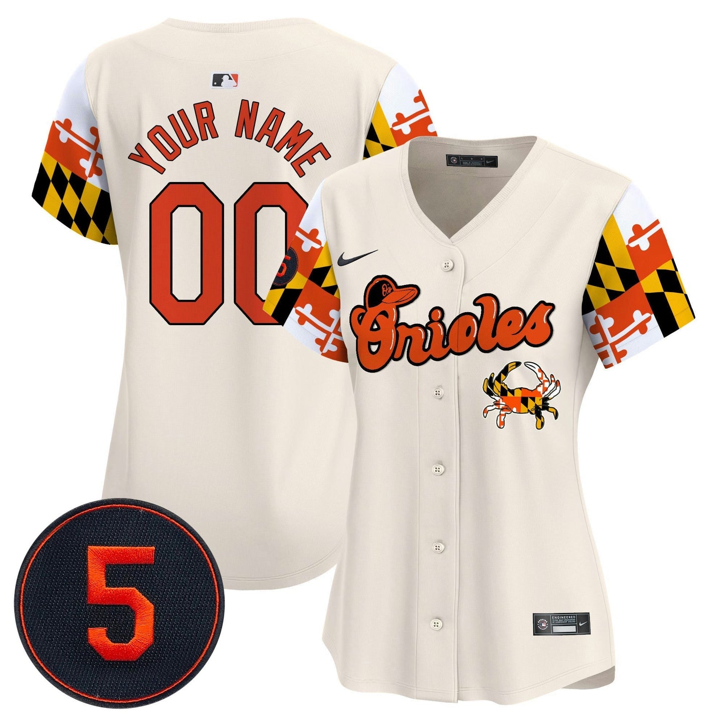 Camisa MLB Baltimore Robinson Patch Vapor Premier Limited Jersey V7