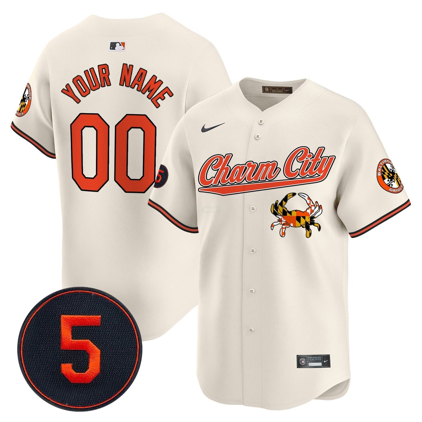Camisa MLB Baltimore Robinson Patch Vapor Premier Limited Jersey V8 – Stitched