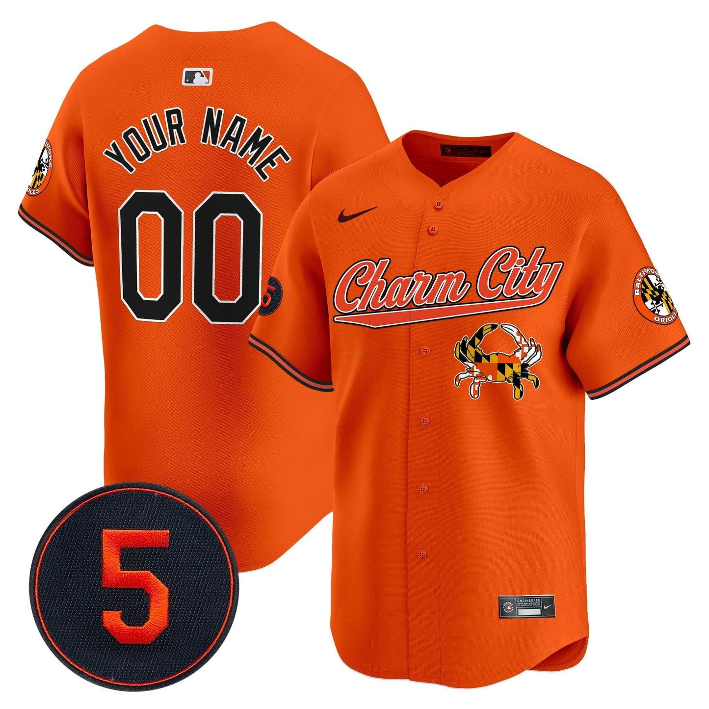 Camisa MLB Baltimore Robinson Patch Vapor Premier Limited Jersey V8 – Stitched
