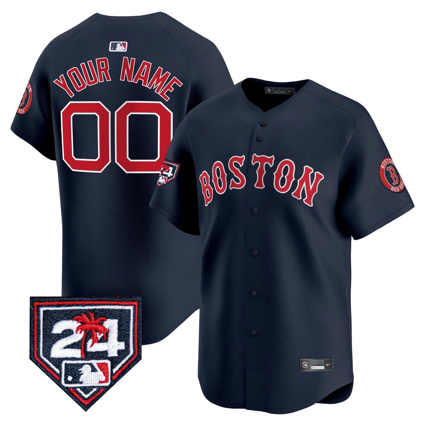 Camisa MLB Boston 2024 Spring Training Patch Vapor Premier Limited Jersey